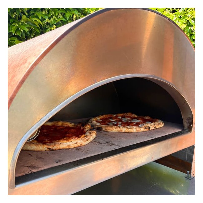 Großer mobiler Gas-Pizzaofen im Freien Emozione Pizza Party für 2 Pizzen