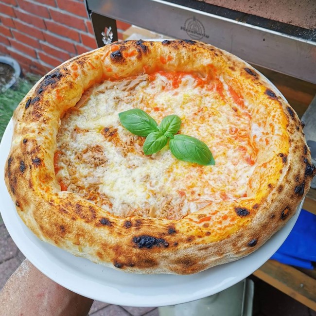 Utomhus gasdriven pizzaugn mobil ArdorePizza Party