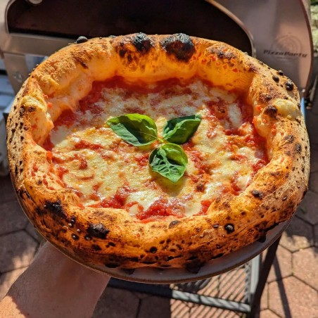 Stor utomhus gasdriven pizzaugn mobil Emozione Pizza Party 2 pizza