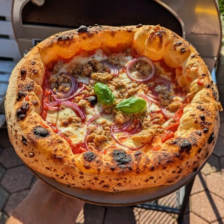 Großer mobiler Gas-Pizzaofen im Freien Emozione Pizza Party für 2 Pizzen