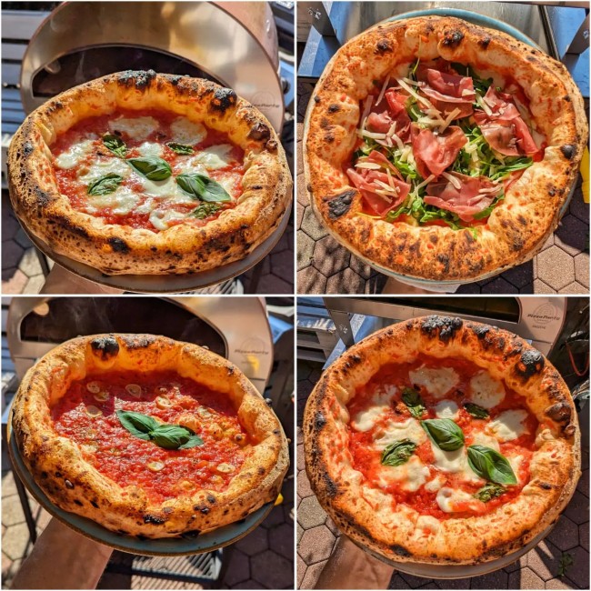 Il più grande forno a gas da 2 pizze per uso esterno Emozione leggero e facile da usare