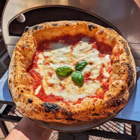 Stor utomhus gasdriven pizzaugn mobil Emozione Pizza Party 2 pizza