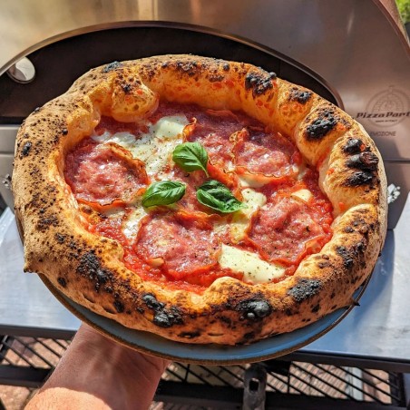 Großer mobiler Gas-Pizzaofen im Freien Emozione Pizza Party für 2 Pizzen