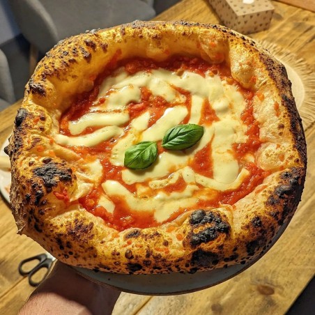 Stor utomhus gasdriven pizzaugn mobil Emozione Pizza Party 2 pizza