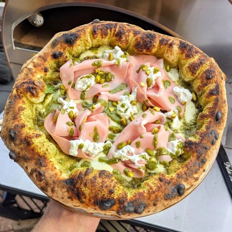 Duży mobilny piec do pizzy na gaz na zewnątrz Emozione Pizza Party 2 pizze