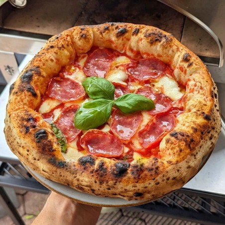 Duży mobilny piec do pizzy na gaz na zewnątrz Emozione Pizza Party 2 pizze