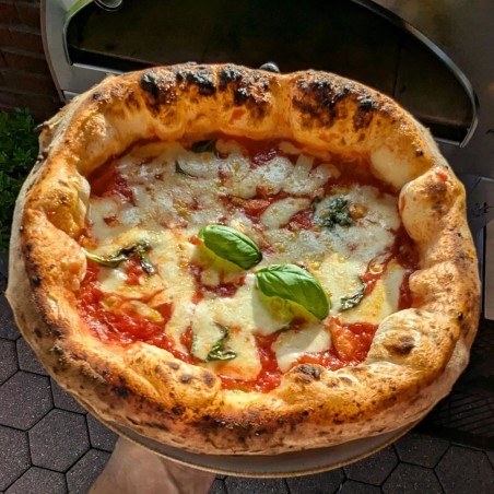 Großer mobiler Gas-Pizzaofen im Freien Emozione Pizza Party für 2 Pizzen