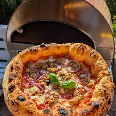 Großer mobiler Gas-Pizzaofen im Freien Emozione Pizza Party für 2 Pizzen