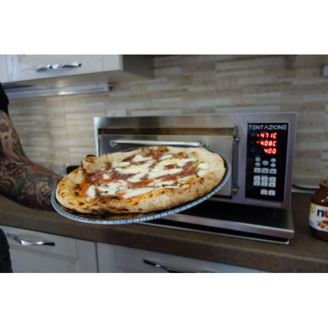 Forno elettrico digitale Tentazione Max 2800w 41.5x41.5cm con biscotto Saputo