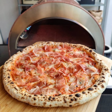 Zewnętrzny piec do pizzy na gaz mobilny Ardore Pizza Party wyprodukowany we Włoszech