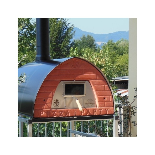 accesorios para horno de pizza de leña, puerta con vidrio