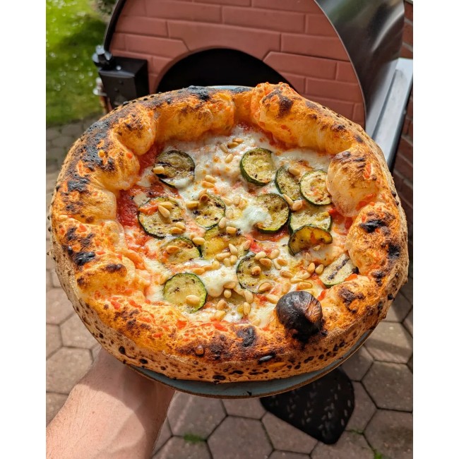 Utomhus gasolpizzaugn - Hybrid trä och gasugn Bollore