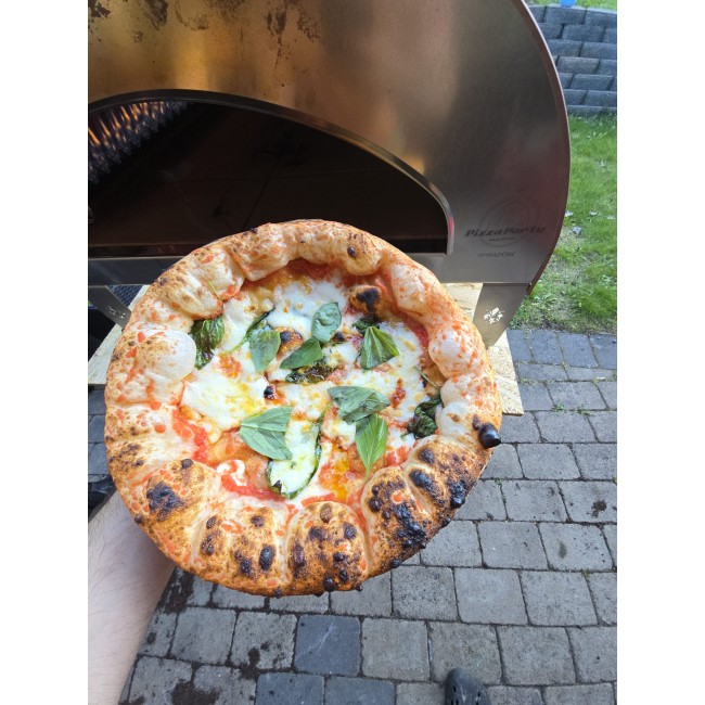 Großer mobiler Gas-Pizzaofen im Freien Ispirazione Pizza Party für 4 Pizzen