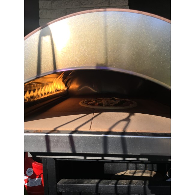 Stor utomhus gasdriven pizzaugn mobil Ispirazione