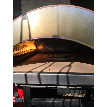 Großer mobiler Gas-Pizzaofen im Freien Ispirazione Pizza Party für 4 Pizzen