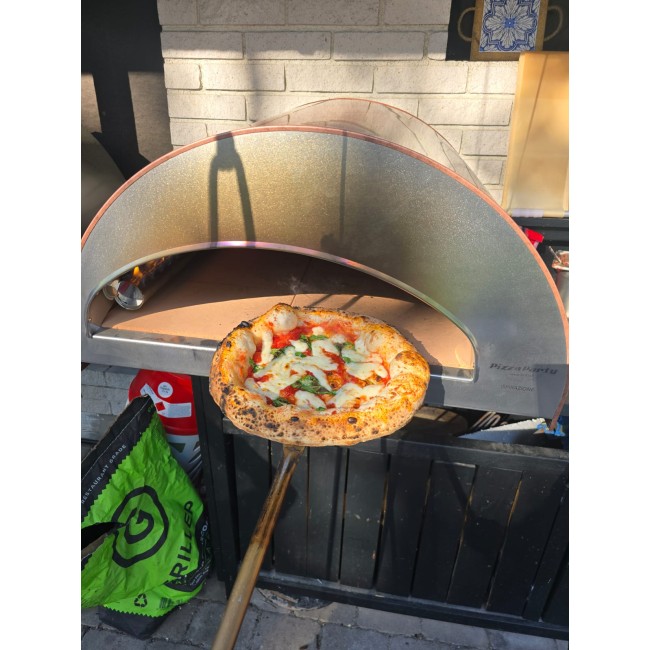 Großer mobiler Gas-Pizzaofen im Freien Ispirazione Pizza Party für 4 Pizzen