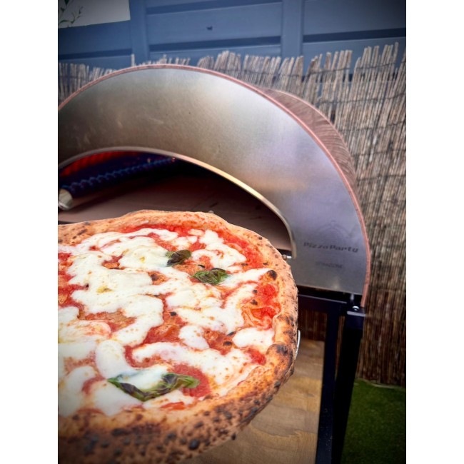 Large outdoor gas fired pizza oven mobile Ispirazione Pizza Party 4 pizza