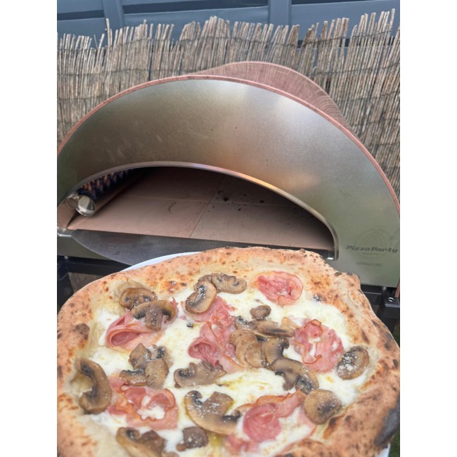 Stor utomhus gasdriven pizzaugn mobil Ispirazione