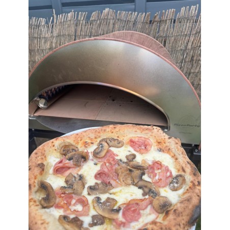 Großer mobiler Gas-Pizzaofen im Freien Ispirazione Pizza Party für 4 Pizzen