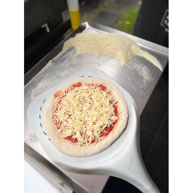 Spianatoia acciaio inox tagliere impasto pizza acciaio 60x44