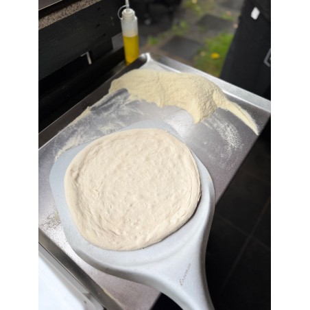 blat do ciasta ze stali nierdzewnej, deska do krojenia, ciasto na pizzę, stal