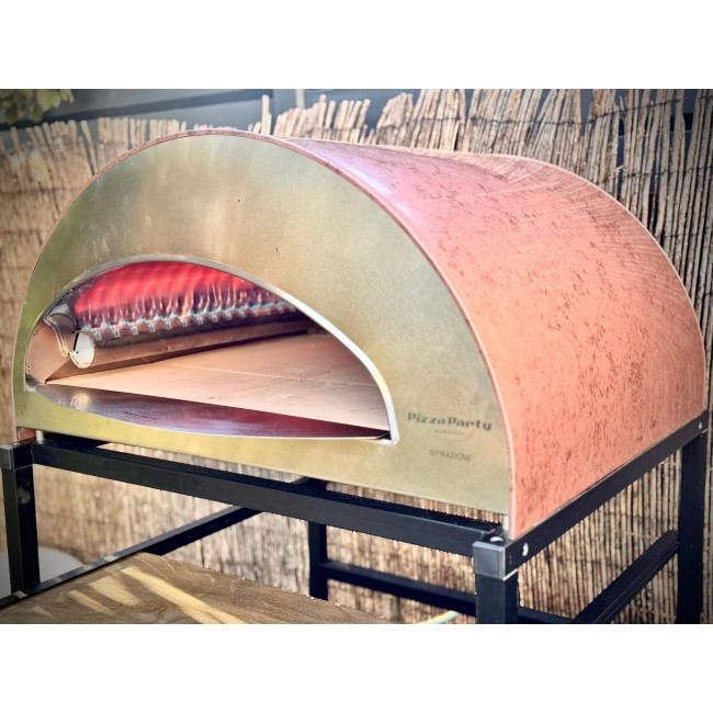 Großer mobiler Gas-Pizzaofen im Freien Ispirazione Pizza Party für 4 Pizzen