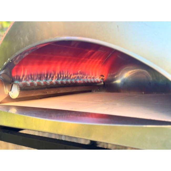 Stor utomhus gasdriven pizzaugn mobil Ispirazione