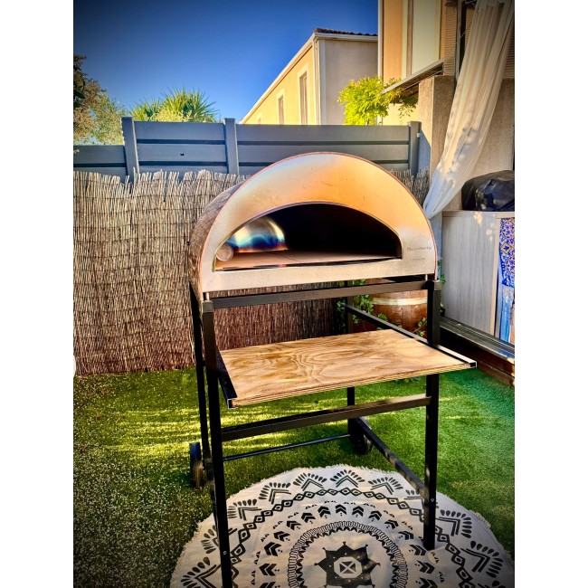 Stor utomhus gasdriven pizzaugn mobil Ispirazione