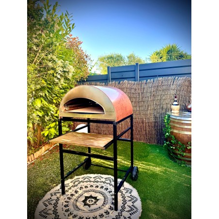 Large outdoor gas fired pizza oven mobile Ispirazione Pizza Party 4 pizza