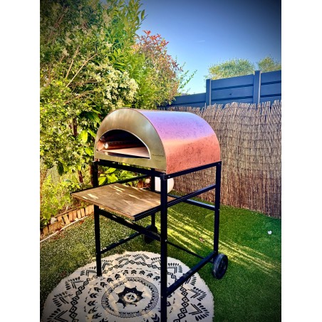 Large outdoor gas fired pizza oven mobile Ispirazione Pizza Party 4 pizza