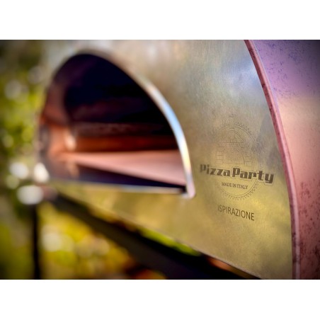 Large outdoor gas fired pizza oven mobile Ispirazione Pizza Party 4 pizza