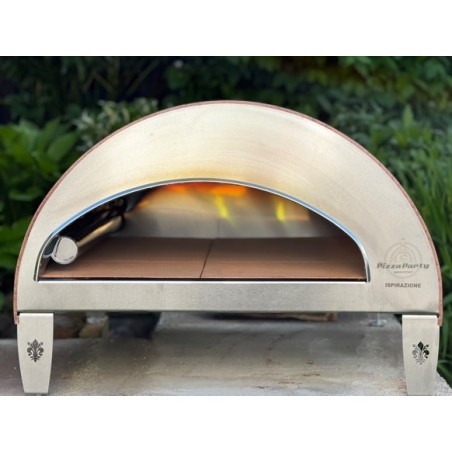Stor utomhus gasdriven pizzaugn mobil Ispirazione