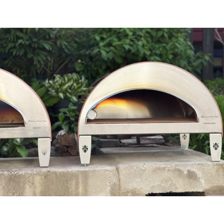 Duży mobilny piec do pizzy na gaz na zewnątrz Ispirazione Pizza Party 4 pizze