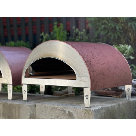 Large outdoor gas fired pizza oven mobile Ispirazione Pizza Party 4 pizza