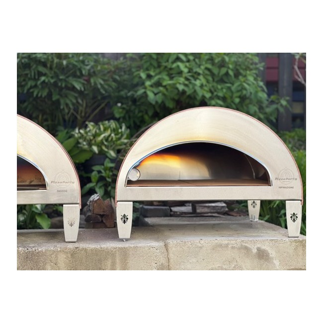 Stor utomhus gasdriven pizzaugn mobil Ispirazione