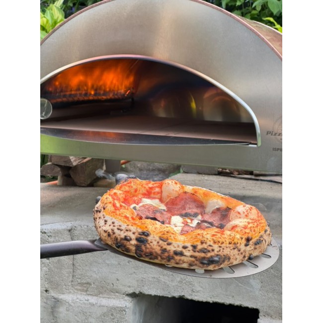 Large outdoor gas fired pizza oven mobile Ispirazione Pizza Party 4 pizza