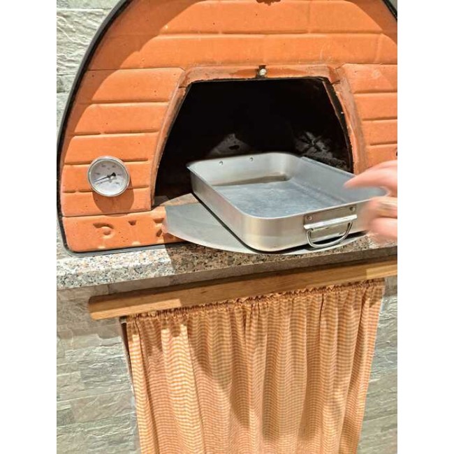 Tilbehør til at øge pladsen til at håndtere pizzaen uden for ovnen