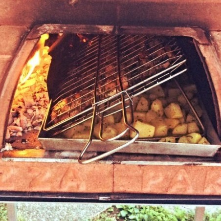Nachylone BBQ - jak zrobić grill w domu w piecu do pizzy opalanym drewnem