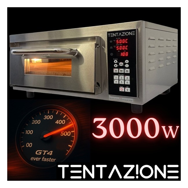 Tentazione MAX four électrique équipé d’un contrôle électronique GT4 3000w