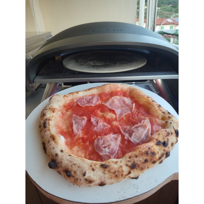 Tentazione Air: Piekarnik gazowy z obracającym się kamieniem do pieczenia o średnicy 40 cm (16 cali)