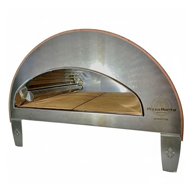 Large outdoor gas fired pizza oven mobile Ispirazione Pizza Party 4 pizza