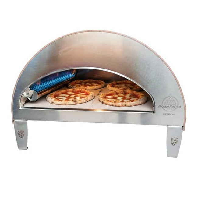 Stor utomhus gasdriven pizzaugn mobil Ispirazione