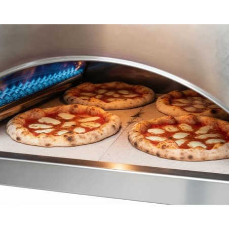 Großer mobiler Gas-Pizzaofen im Freien Ispirazione Pizza Party für 4 Pizzen