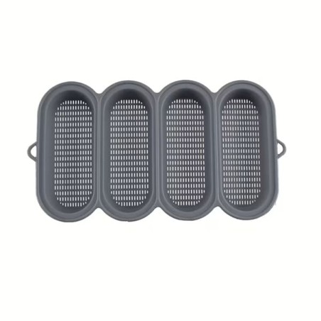 Moule à pain en silicone, antiadhésif, moule à baguette résistant à la chaleur.Accessoires pour faire du pain au four électrique