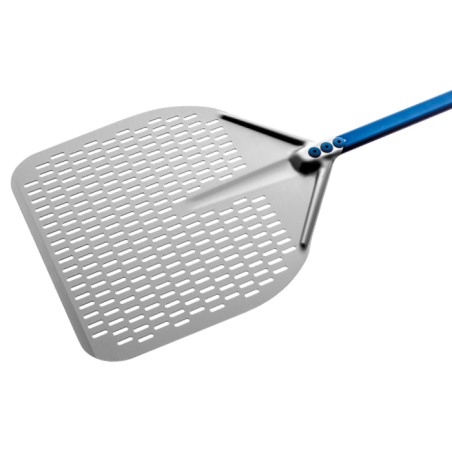 pala do pizzy gimetal prostokątna perforowana Pizzaschaufel Pizzaheber Pizzaschieber Pizzawender Pizzaschaufel piec do pizzy