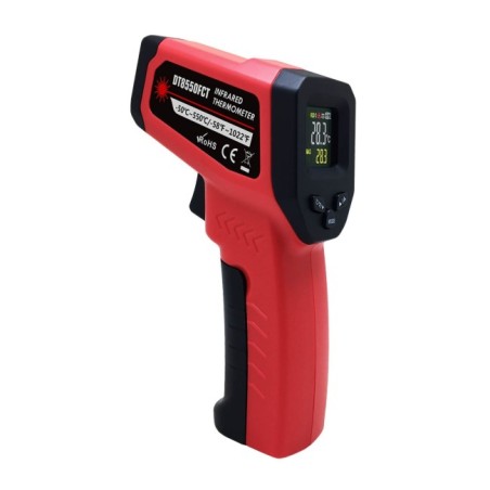 Laserthermometer für Holzofenthermometer Laser thermometer for wood fired oven