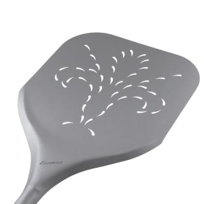 Aluminium perforeret pizzaspad Essenza Giglio 33x32cm aluminium