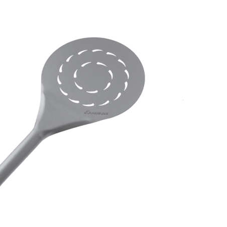 Perforeret rundt aluminium dreje pizza skovl 18 cm (7") letvægt og fleksibel