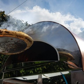 Emozione: estensione frontale forno a gas per pizza