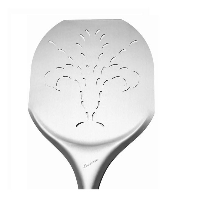 Aluminiowa perforowana łopatka do pizzy półokrągła Essenza Giglio 33x32cm